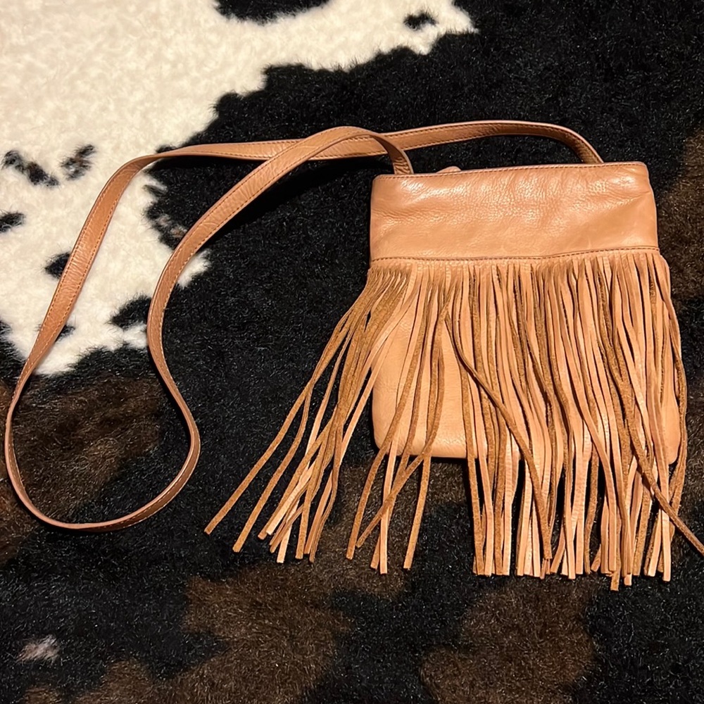 Margot genuine leather fringe crossbody